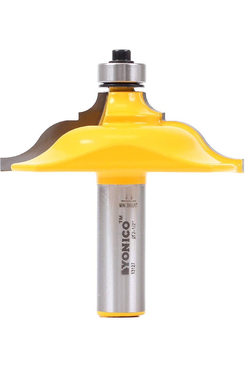 YONICO Table Edge and Handrail Router Bits 2-1/2-Inch Diameter Classical Ogee 1/2-Inch Shank 13127 - Image 1